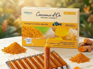 Soulage les troubles digestifs / Curcuma / Vitamine D / Complément alimentaire